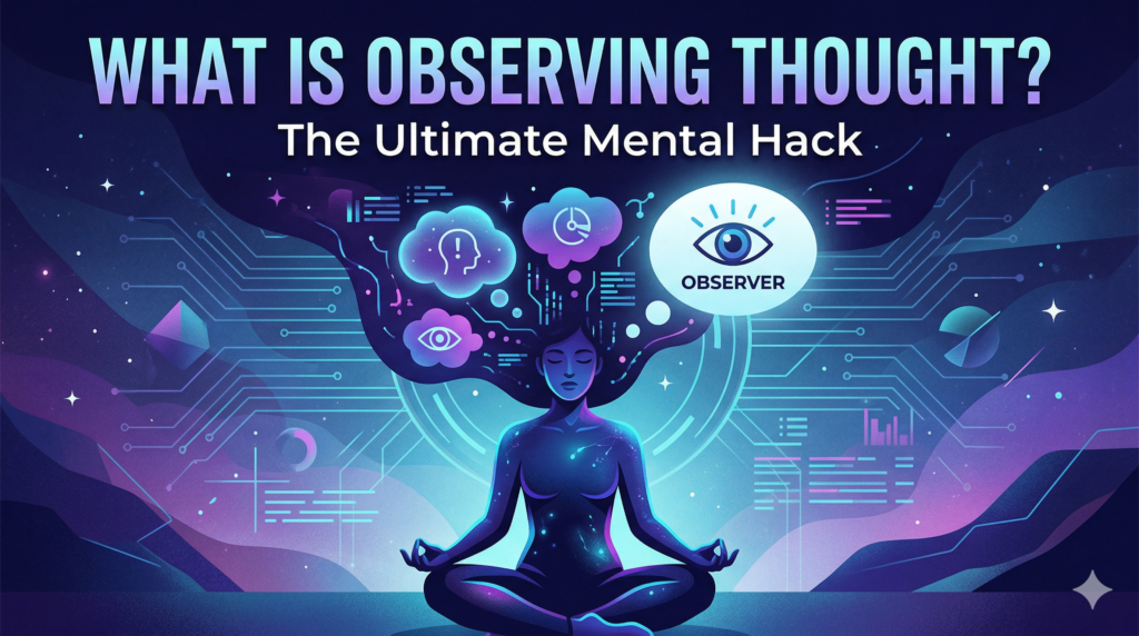The Art of Watching: Why "Observing Your Thoughts" is the Ultimate Mental Hack observing thoughts