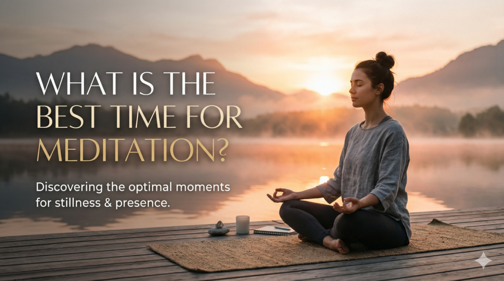 The Silence Within: Unlocking the Physical, Mental, and Spiritual Power of Meditation best time for meditation